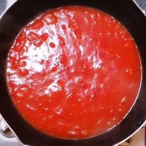 短時間トマトソース(ダイストマトver)